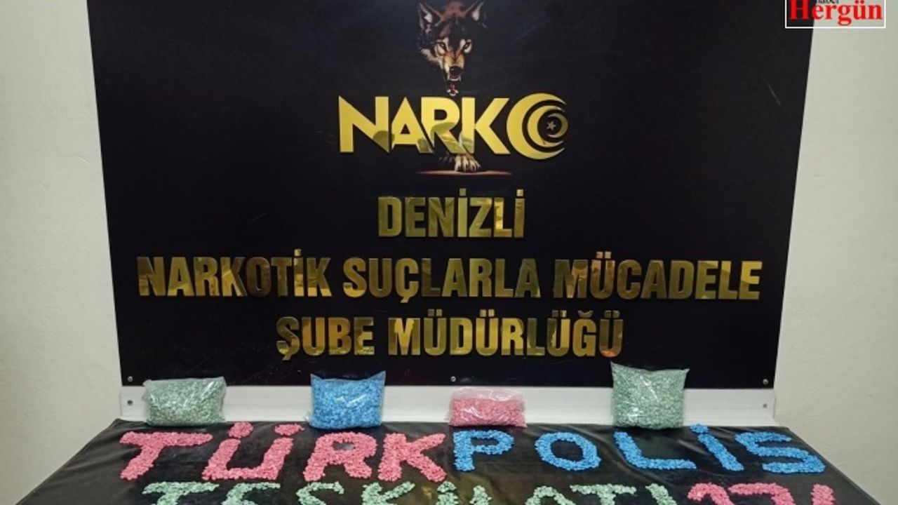 1 milyon değerinde uyuşturucu hap ele geçirildi!