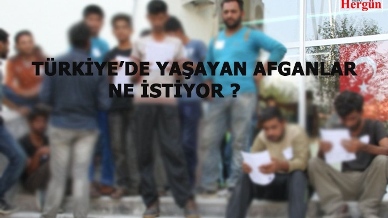 Türkiye'de yaşayan Afganlar ne istiyor?