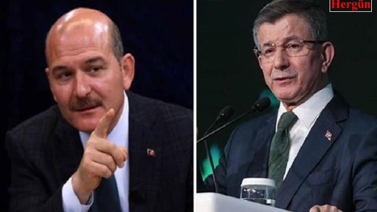 Bakan Soylu'dan çok çarpıcı Davutoğlu sözleri