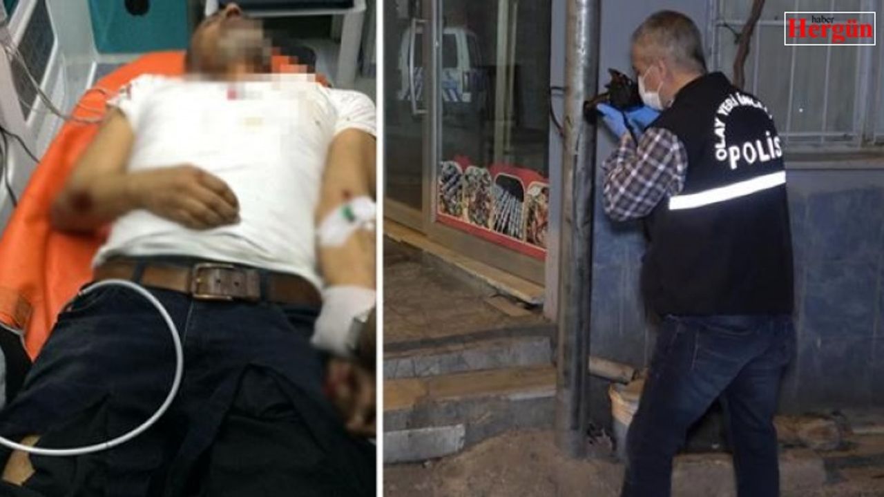 Karısını taciz eden adamı delik deşik etti!
