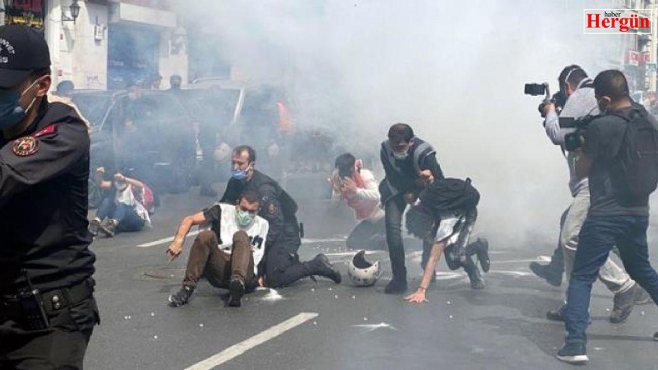 Taksim'de 212 kişi gözaltına alındı!