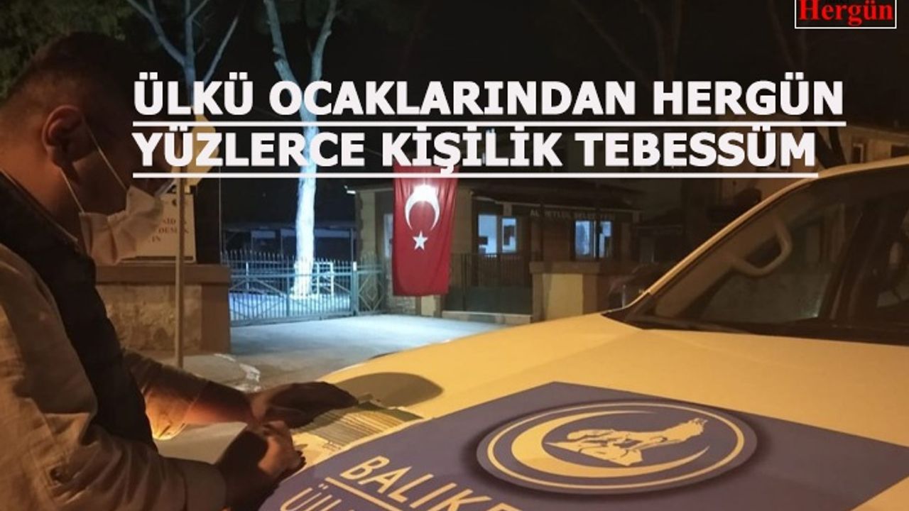 Ülkü Ocaklarından her gün 300 kişilik sıcak yemek!