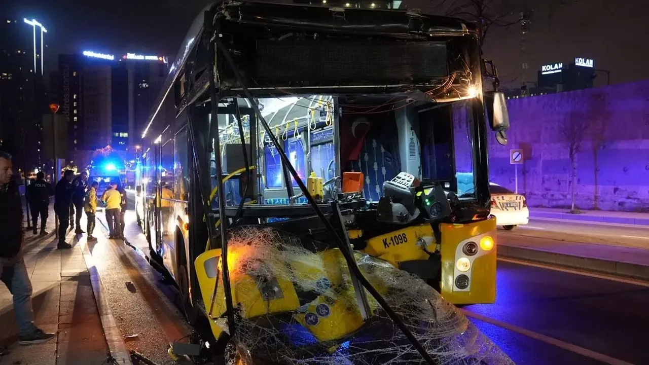 Şişli'de İETT otobüsü kazası