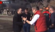 Yangını Suriyeliler çıkartıyor dedi, muhabir engelledi