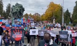 İsviçre’de Ermenistan’ın Azerbaycan topraklarına saldırılarına protesto