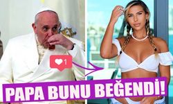 Papa Françesko seksi modele 'like' atınca!