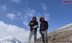 Çıldır Gölü’nde ‘Eskimo’ usulü balık avı