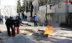 Osmaneli’de yangın söndürme tatbikatı