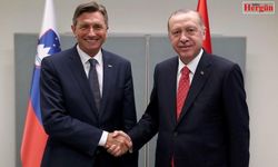 Cumhurbaşkanı Erdoğan Slovenya Cumhurbaşkanı ile görüştü