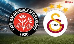 Galatasaray Karagümrük maçı ilk 11'leri