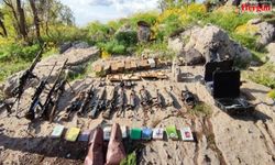 Pençe-Yıldırım operasyonunda ele geçirilen mühimmatlar
