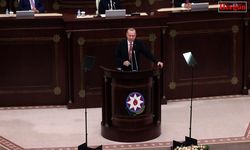 Cumhurbaşkanı Erdoğan Azerbaycan Meclisi'nden hitap etti!