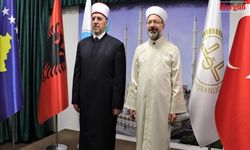 Diyanet İşleri Başkanı Erbaş Kosova İslam Birliği’ni ziyaret etti