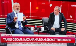 Tanju Özcan ile Mehmet Metiner canlı yayında iddiaya girdi