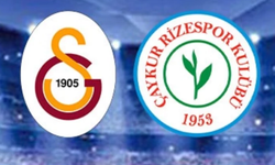 Galatasaray-Rizespor maçında ilk 11'ler belli oldu!
