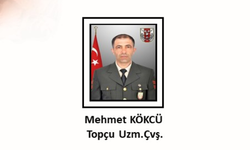 Topçu Uzman Çavuş Mehmet Kökcü şehit oldu