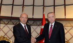 Cumhurbaşkanı Erdoğan, KKTC Cumhurbaşkanı Tatar ile görüştü