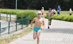 Triathle yarışları nefes kesti
