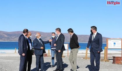 Salda Gölü’ndeki çekilmeyi gözlerimizle gördük
