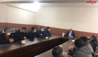 Şenoba Belde Belediye Başkanı Babat, esnafla bir araya geldi