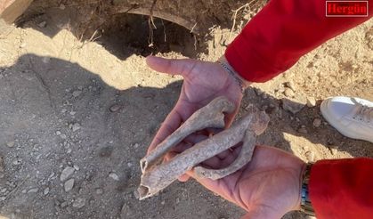 Bizans dönemi mezarları ve insan kemikleri bulundu