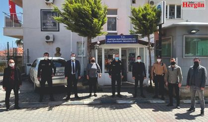 MHP Datça İlçe Yönetiminden Polislere Ziyaret