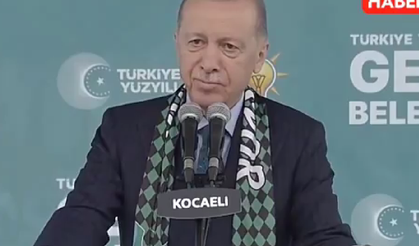 Erdoğan’ın mitinginde “Muhsin Başkan’ın askerleriyiz” sesleri