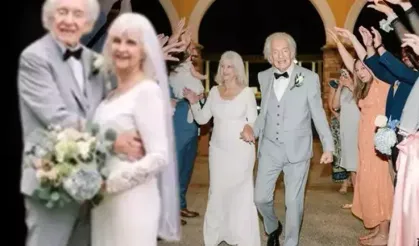 70 yıl sonra platonik aşkıyla evlendi