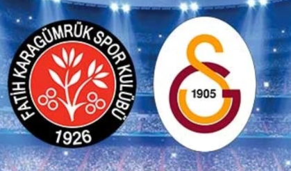 Fatih Karagümrük-Galatasaray maçının ilk 11'leri!