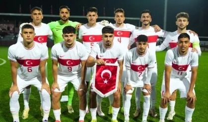 U20 Milli Takım, Almanya'ya kaybetti