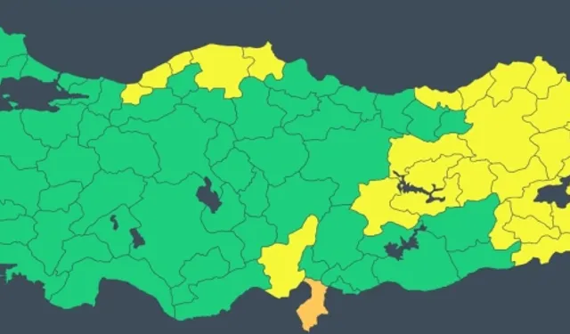 27 ile "sarı" ve "turuncu" uyarı