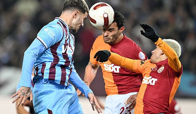 Galatasaray, Trabzonspor'u deplasmanda mağlup etti!