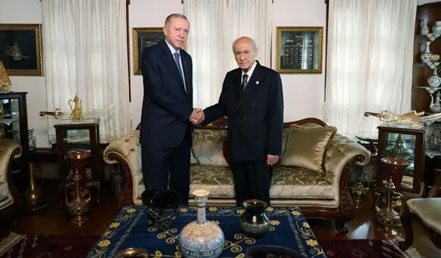 Seçimlerden sonra Cumhurbaşkanı Erdoğan ile Devlet Bahçeli ilk kez bir araya geldi