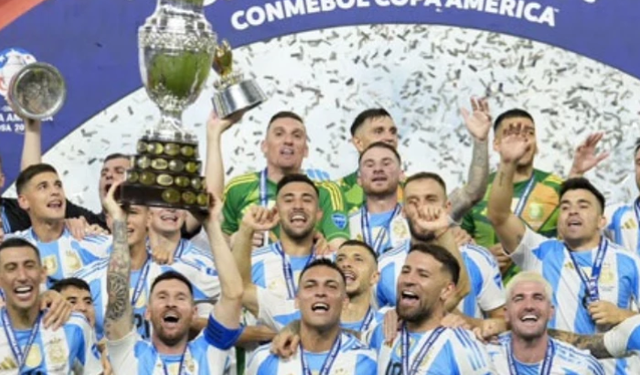 Copa America şampiyonu Arjantin!