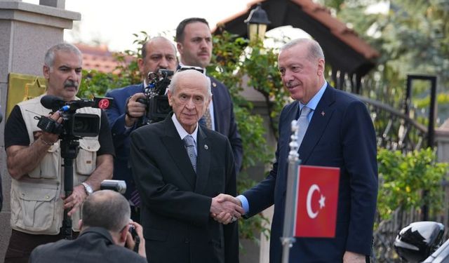 Cumhurbaşkanı Erdoğan, MHP Genel Başkanı Devlet Bahçeli ile görüştü
