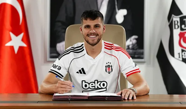 Beşiktaş'ın yeni transferi ilk idmanına çıktı