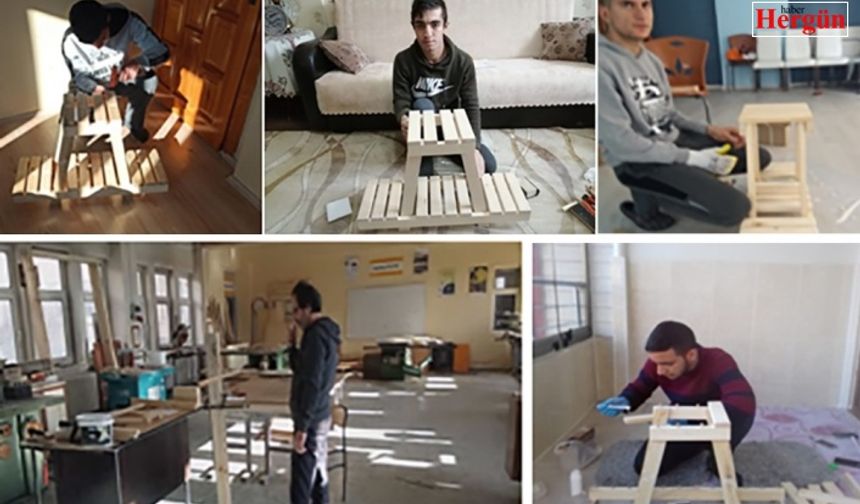 İşitme engelli öğrencilere  ‘atölye evim’ projesi