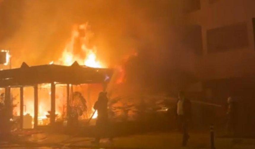 İstanbul'da restoran yangını!