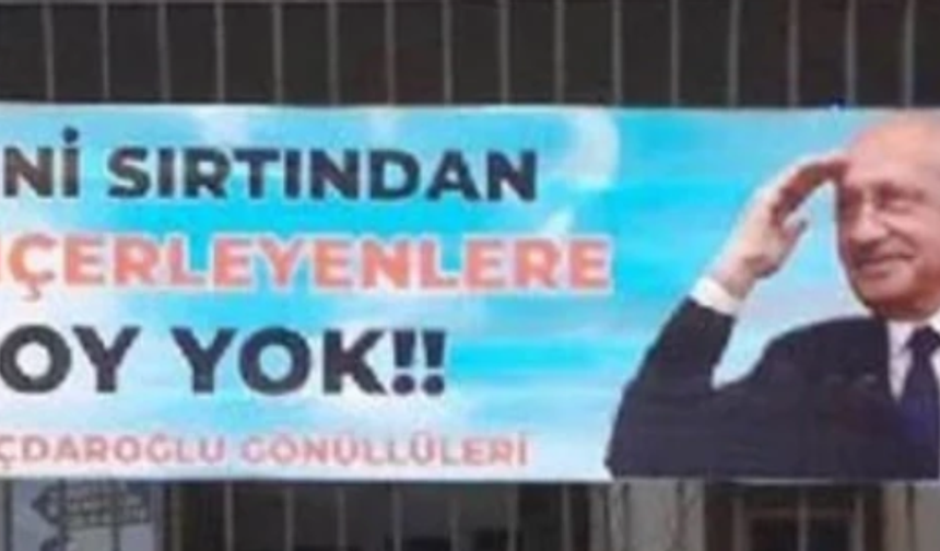 Kemal Kılıçdaroğlu'ndan ''pankart'' cevabı!
