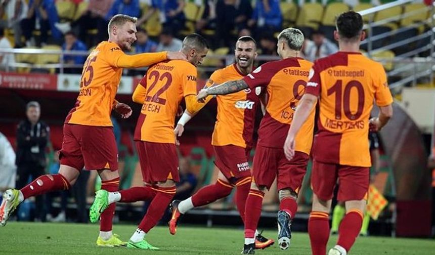 Galatasaray’ı Barış Alper sırtladı! Fatih Tekke kırmızı kart gördü