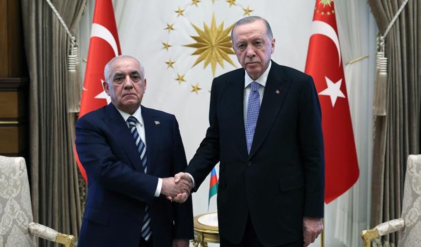 Cumhurbaşkanı Erdoğan, Azerbaycan Başbakanı ile görüştü