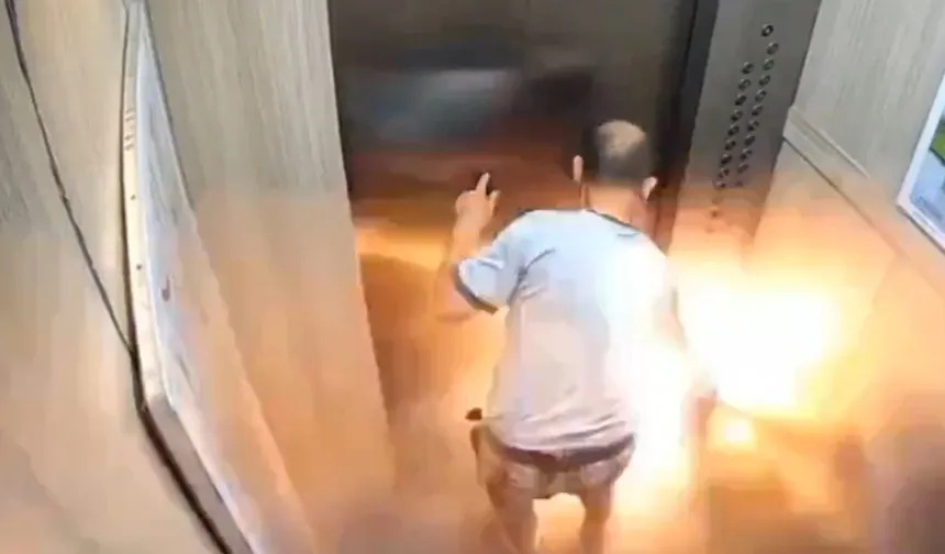 Asansörde feci ölüm!