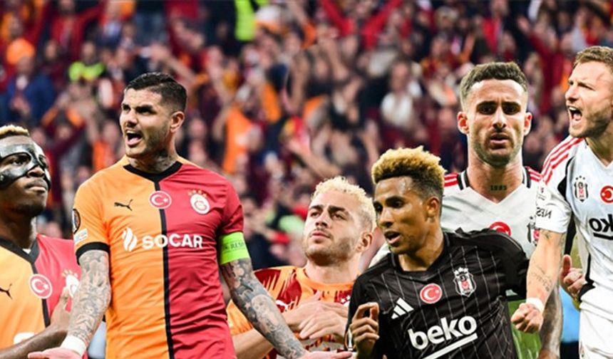 Beşiktaş'a uzatmalarda bulduğu gol yetmedi: Derbinin galibi Galatasaray