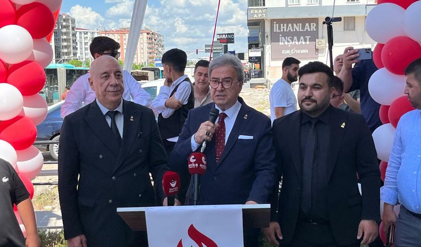 Zafer Partisi Genel Başkan Vekili Şehirlioğlu, Diyarbakır’da