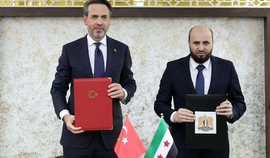 Türkiye ve Suriye arasında "Enerji, Madencilik ve Hidrokarbon Alanlarında Mutabakat Zaptı" imzalandı