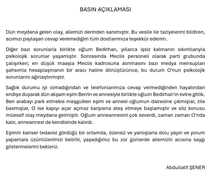 Basın Açıklaması